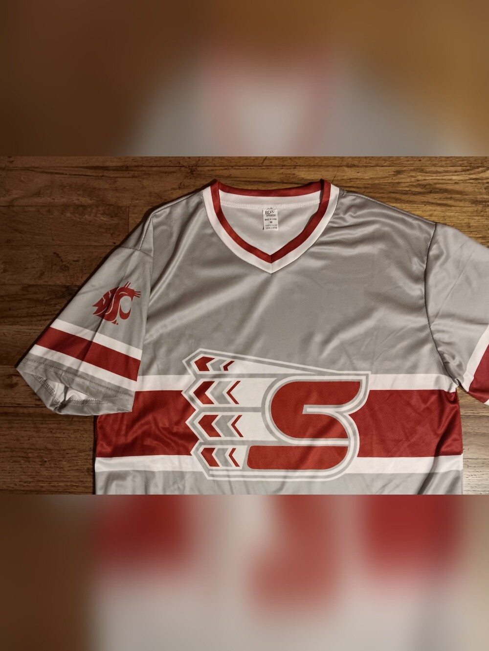 Washington State Cougars Spokane Chiefs Jersey t-shirt college football hockey